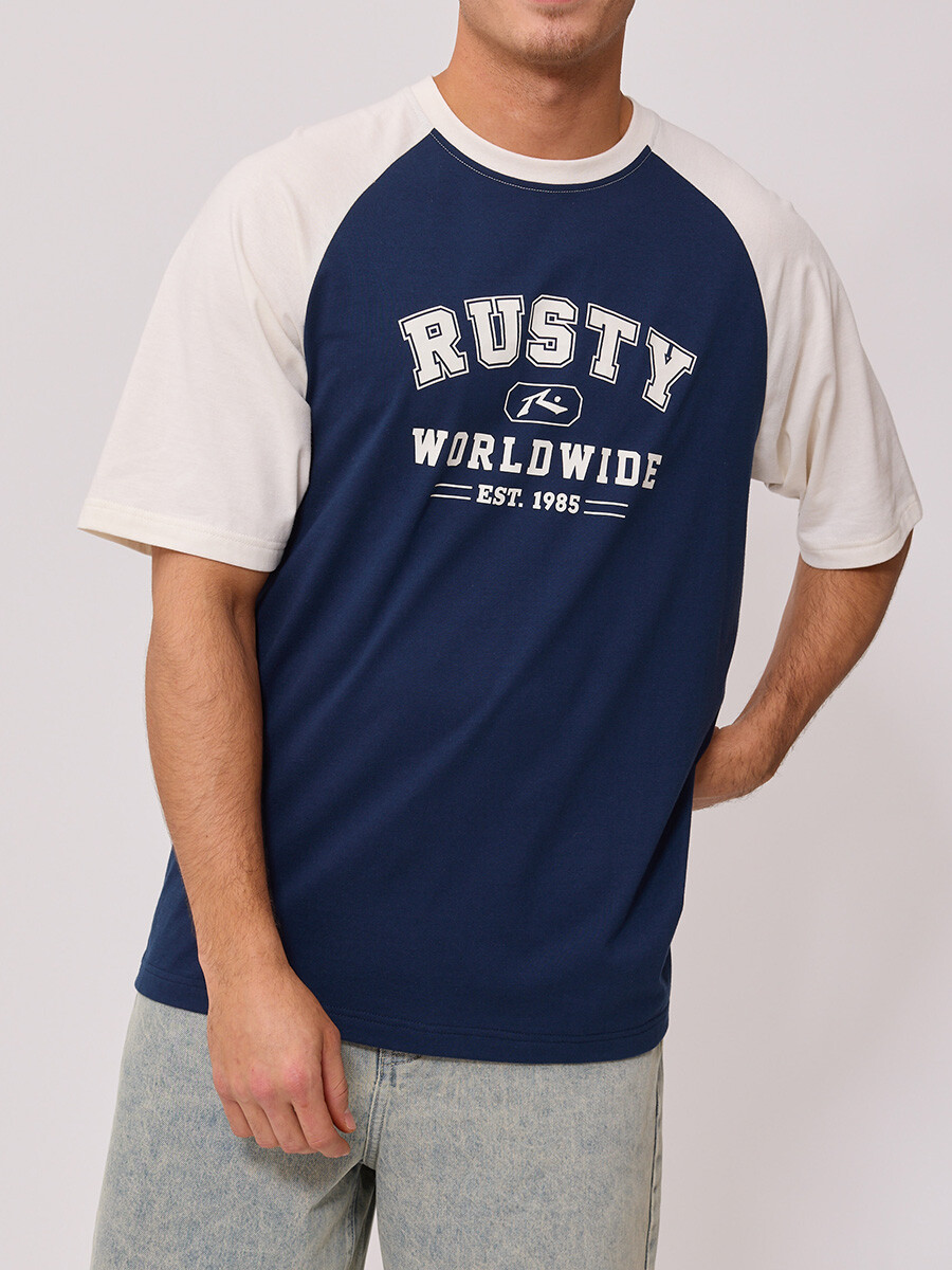 T-SHIRT ERNEUS RUSTY - Navy 