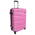 Valija Grande 4 Ruedas Rígida Mango Telescópico Rosa