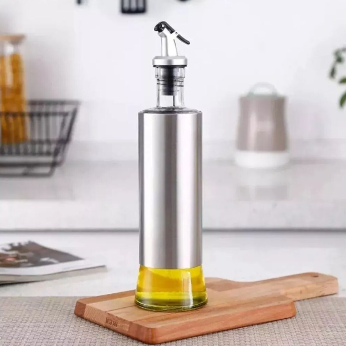 Aceitera Dispensador Aceite Vinagre Vidrio Cocina 