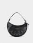 Bandoleras Boho Bandolera Con Bordado Corazón - Negro