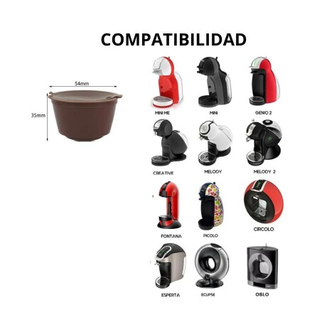 ECOCAPSULAS DE CAFÉ REUTILIZABLES 50ML 5PCS BLANCO