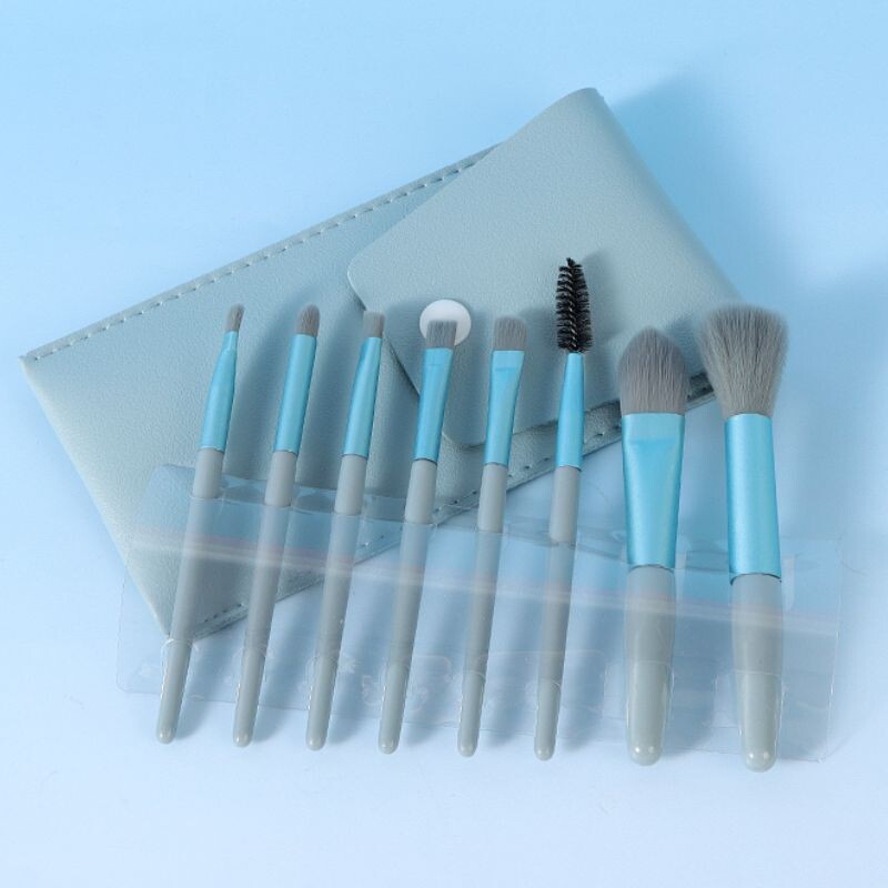 Brochas De Maquillaje Sobre - Celeste Brochas De Maquillaje Sobre - Celeste