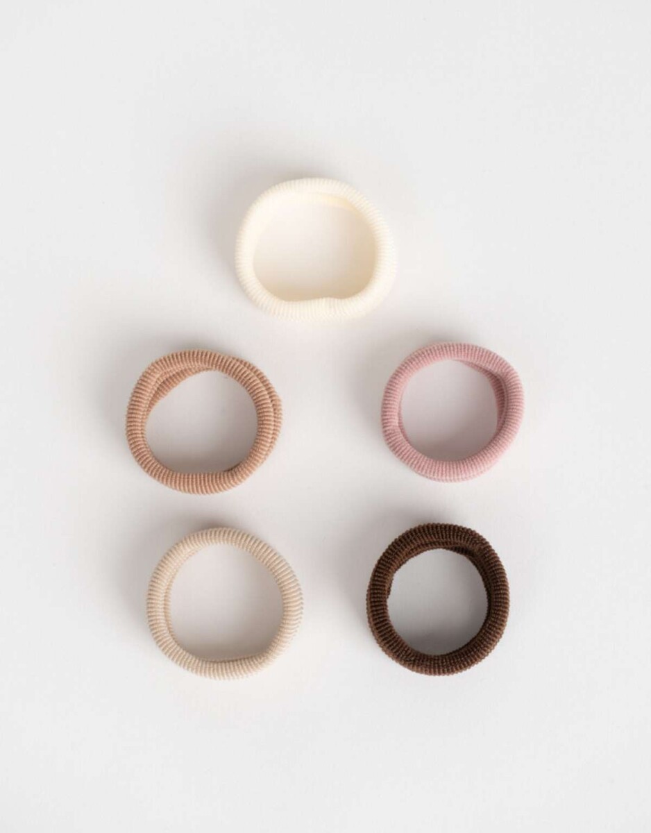 Set De Gomitas Elásticas - Combinacion Multicolor 