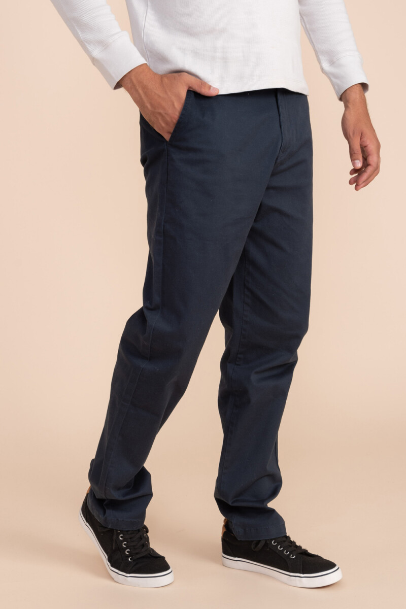 Pantalón chino Azul