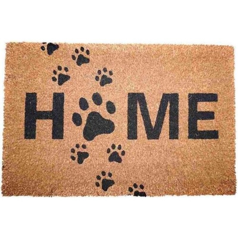 Alfombra felpudo en coco 40x60x1.5cm diseño Home Huellitas Home Huellitas