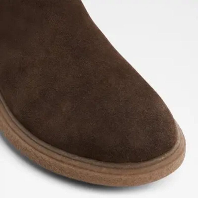 ZEDDYY DARK BROWN LEATHER BROWM