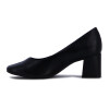 Ramarim Zapato Taco Cuadrado Forrado Negro