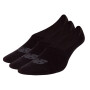Performance Cotton Unseen Liner Socks 3 Pack - Unisex Black