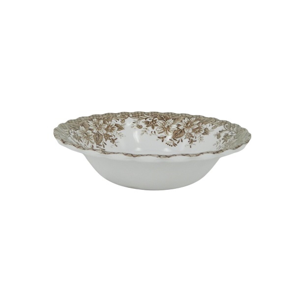 Bowl melamina con diseño 22.7x7 cms 