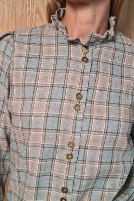 Camisa Mili Escosés Tostado