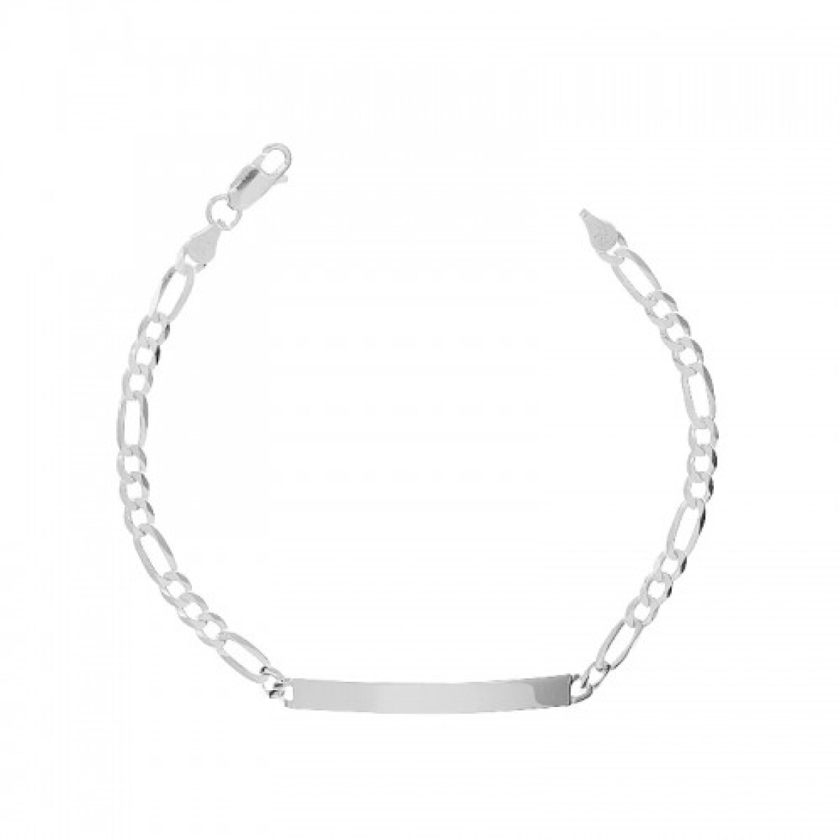 Pulsera de identidad de plata 925. 