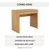 Escritorio ComboHome Diseño Premium 1 Cajón 90Cm Mdf Calidad Marrón 1