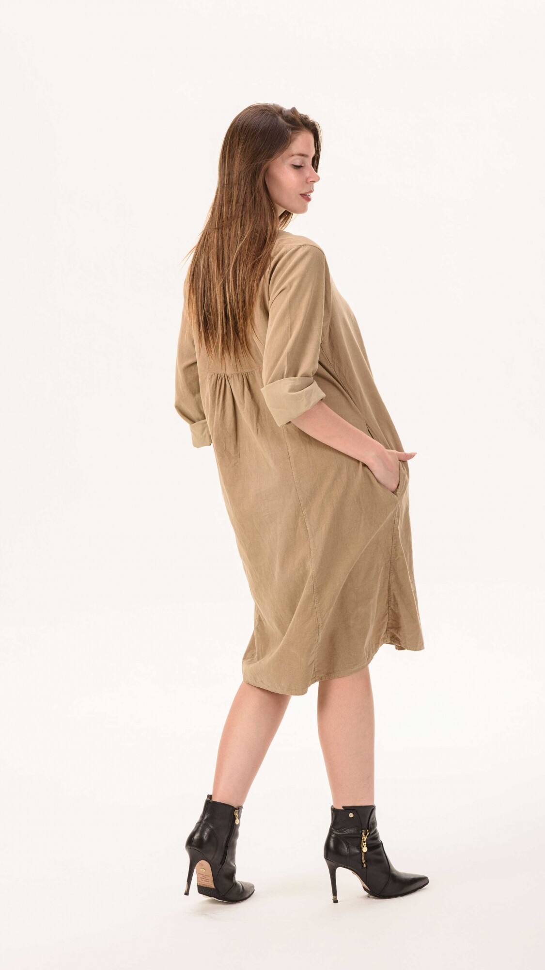 Vestido Asti beige