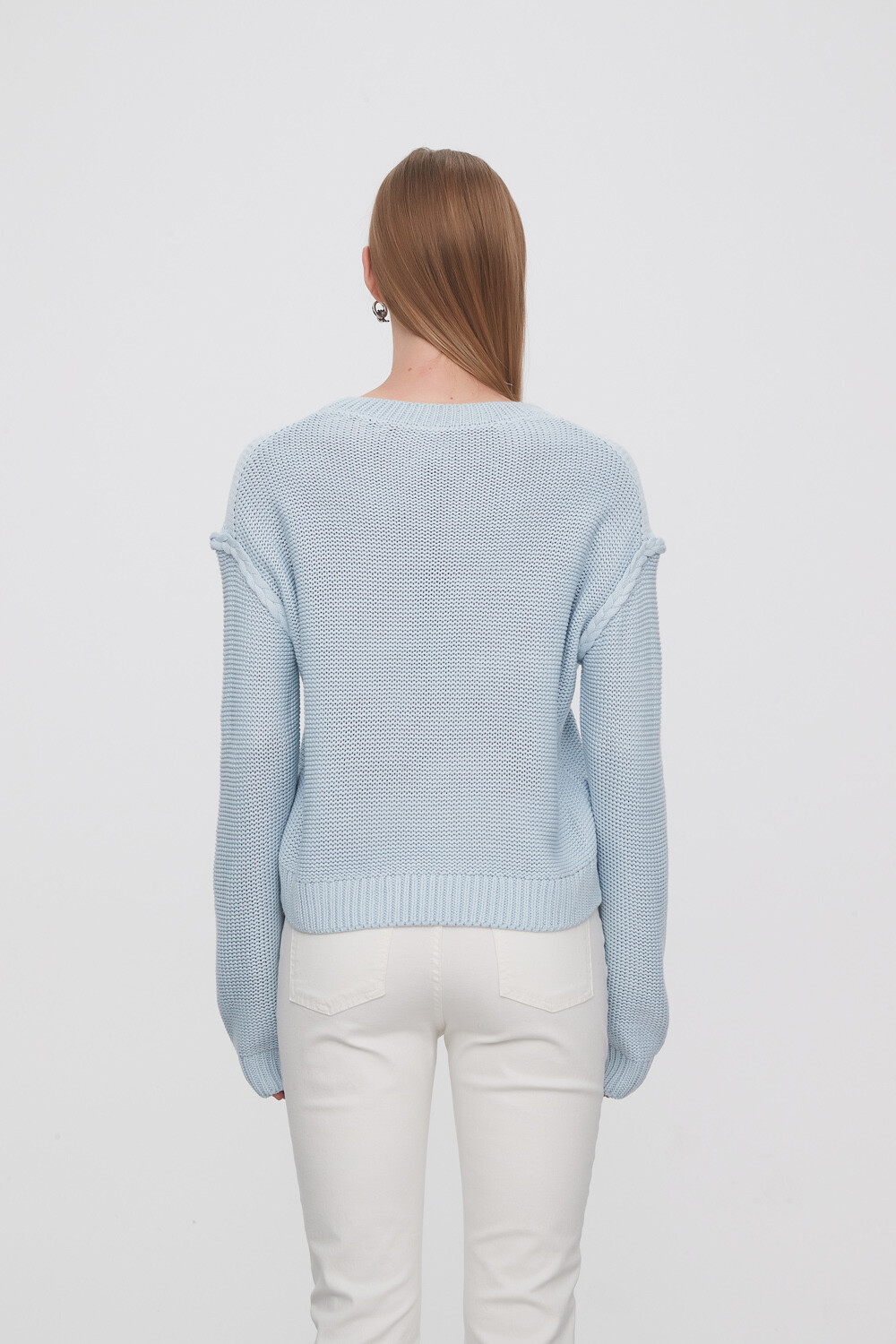 Sweater Vheritas Celeste Claro