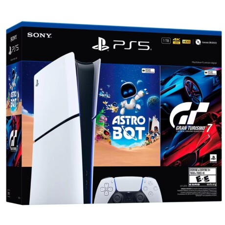 Consola Sony Playstation 5 Slim Digital + 2 Juegos 001