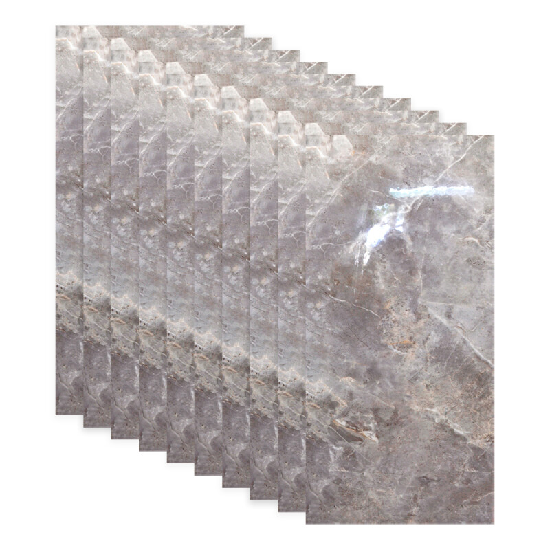 Set x10 placas autoadhesivas 30cm x 60cm x 2.2mm MARMOL GRIS