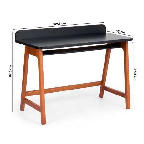 ESCRITORIO MDF-Y-MADERA NEGRO VOLT