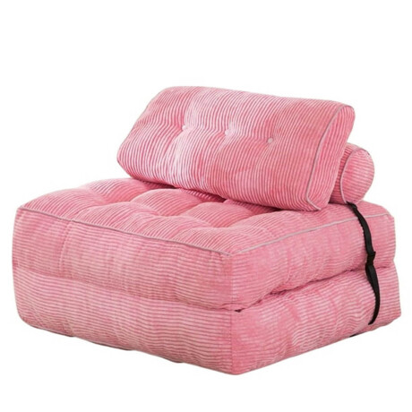 Sofá Sillón Cama Plegable Cloudnest + Almohada Living Rosa