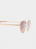 Gafas De Sol Cat Eye dorado