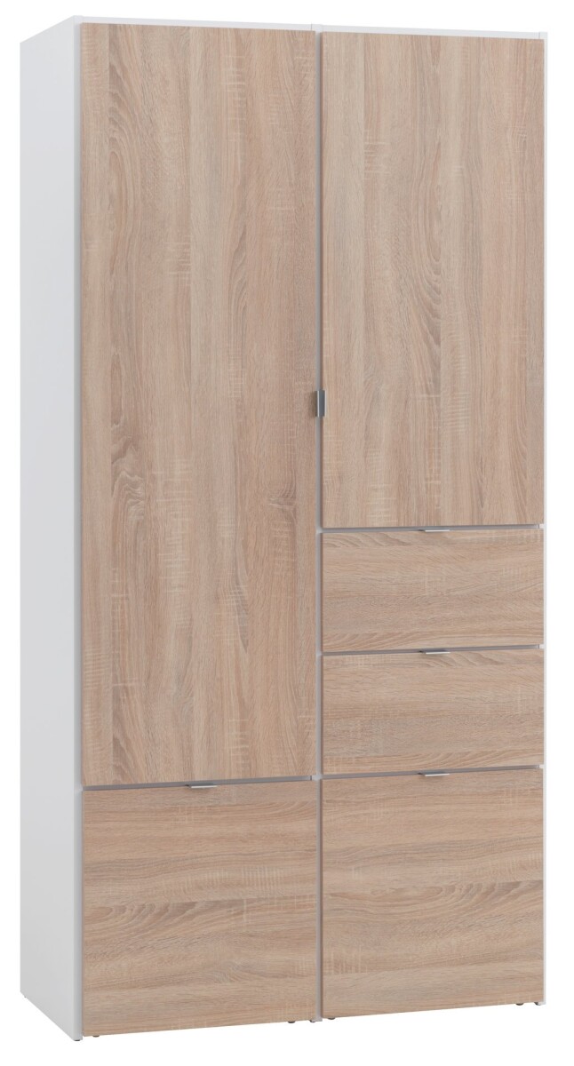 Armario TARP 100x200 roble/blanco 