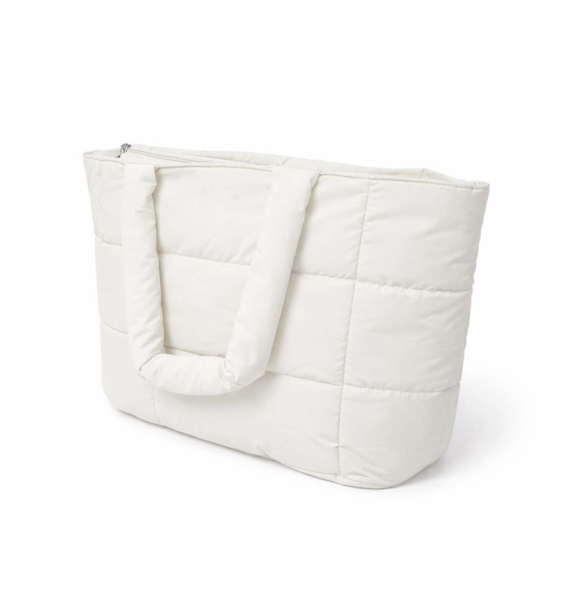 Bolso Tote Bag Puffer - Blanco 