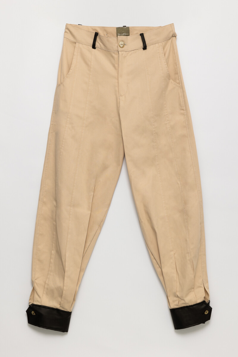Gaucho Pants - Beige 