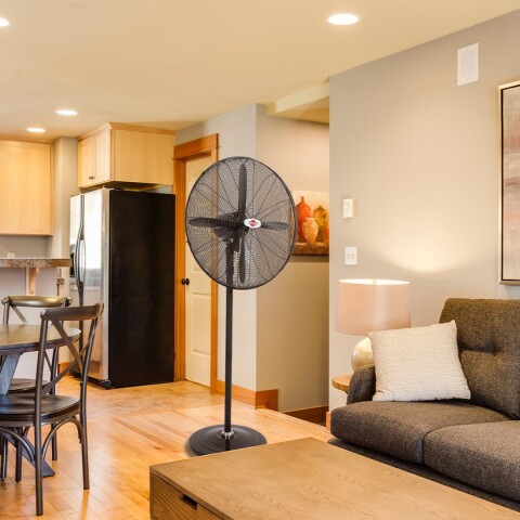 Ventilador Tokyo Industrial 26” de Pie 3 Velocidades Negro Ventilador Tokyo Industrial 26” de Pie 3 Velocidades Negro