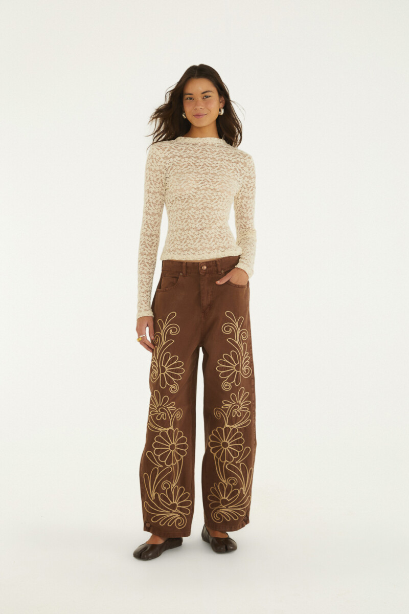 DENIM BALOON Marron