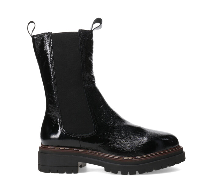 Bota chelsea con elasticos 350923 Preto