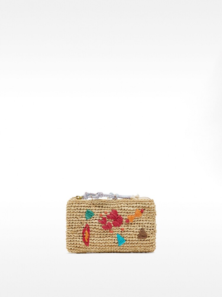 Bolso Multifuncional De Rafia M multicolor
