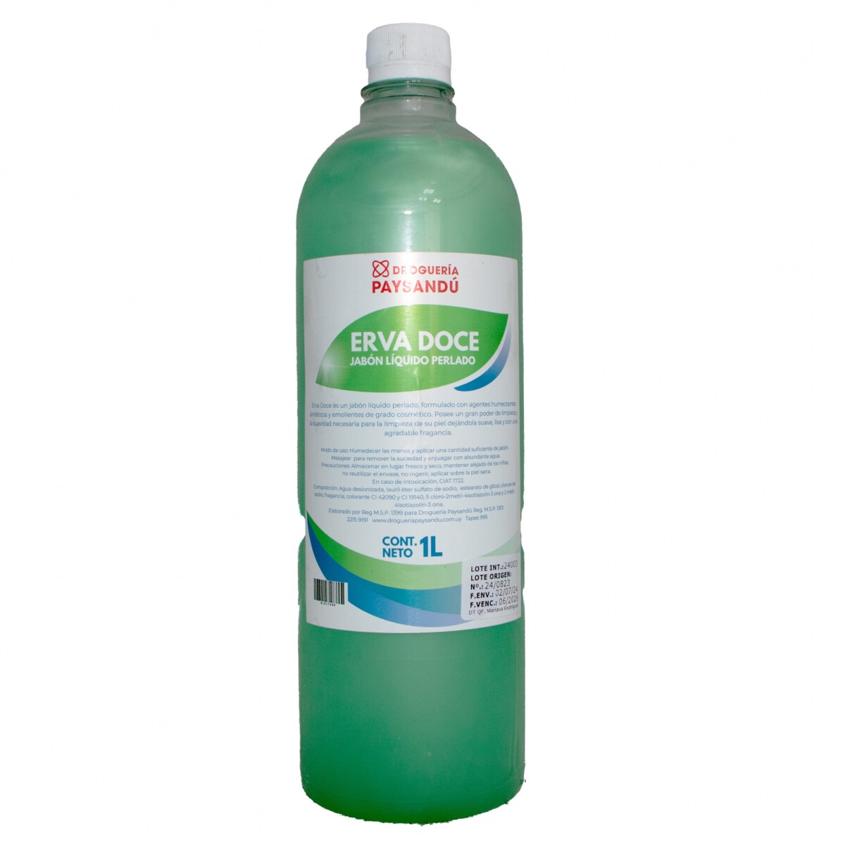 Jabón Perlado para manos 1L - Erva Doce 