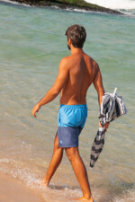 Oahu ll print Azul vibrante
