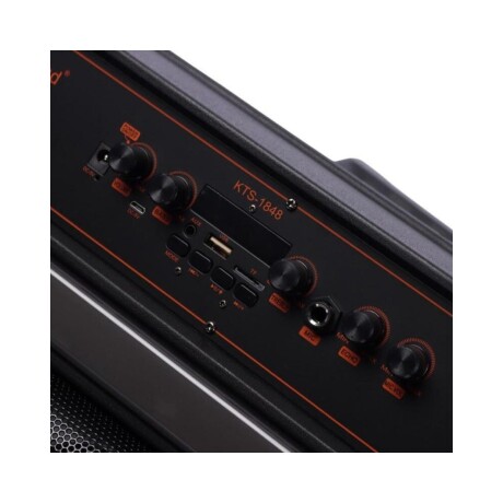 PARLANTE PORTATIL BLUETOOTH KTS-1848 12" CON RUEDAS Y MICROFONO PARLANTE PORTATIL BLUETOOTH KTS-1848 12" CON RUEDAS Y MICROFONO