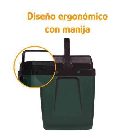 Conservadora Heladera Mor 18L Térmica Portátil AsaResistente Verde