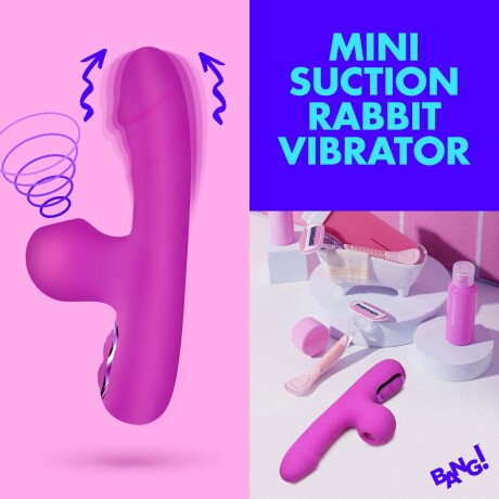 Bang Mini VIbrador Rabbit Succionador Bang Mini VIbrador Rabbit Succionador