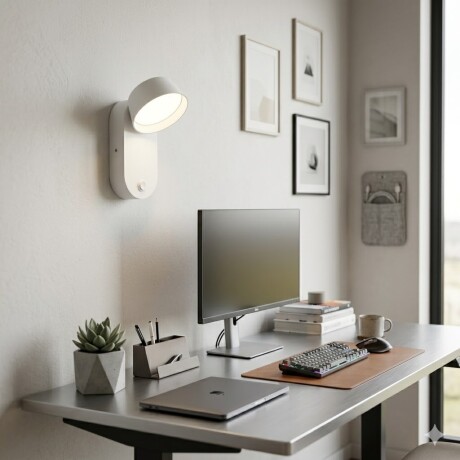 Pantalla led de pared con llave Luz cálida BLANCA