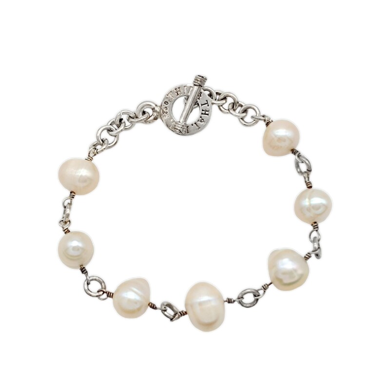 Pulsera Perla-Plata 925-Perla de rio-PU3144 Conperla