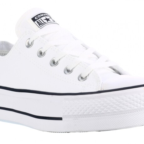 Championes Unisex Converse Plataforma Chuck Taylor Lift Blanco - Negro