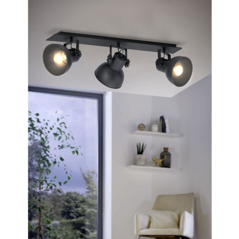 Spot de 3 luces E27 campanas metálicas BARNSTAPLE1 EG3318