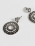 Aros Colgantes Cortos De metal Aros Colgantes Cortos De Metal - Plateado Antique Silver
