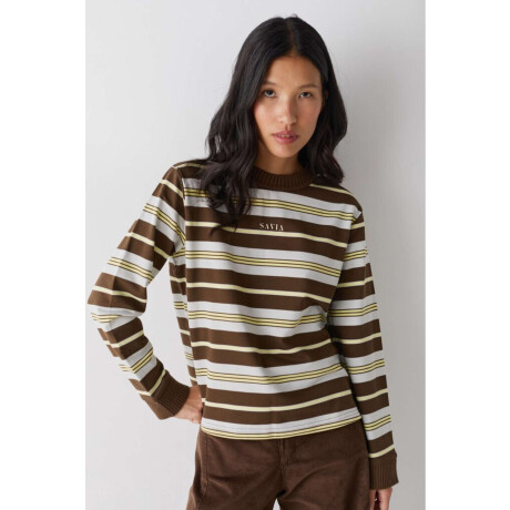 Pre Venta Buzito Savia Rayas Chocolate