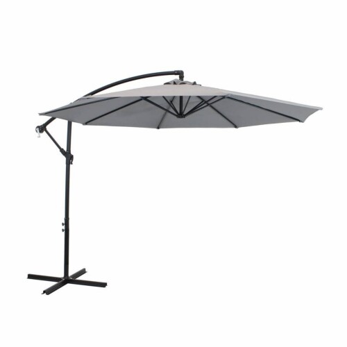 Sombrilla de Jardín 3.0m Gris
