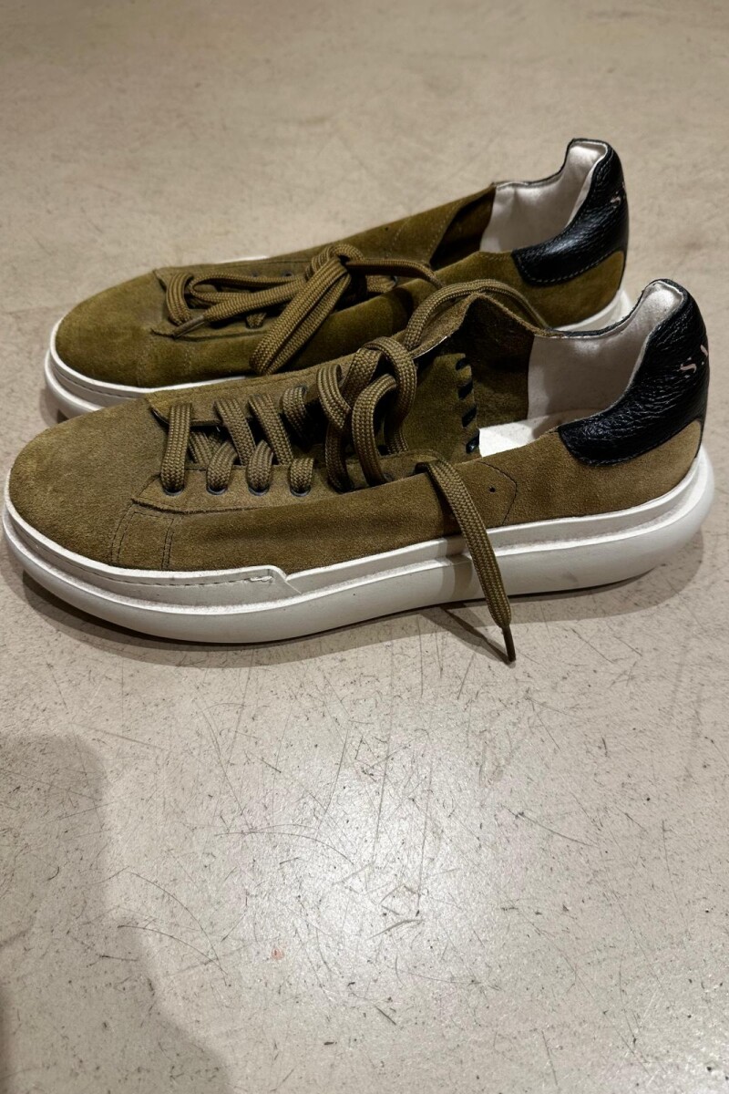 ZAPATILLA GENA Verde Y Negr