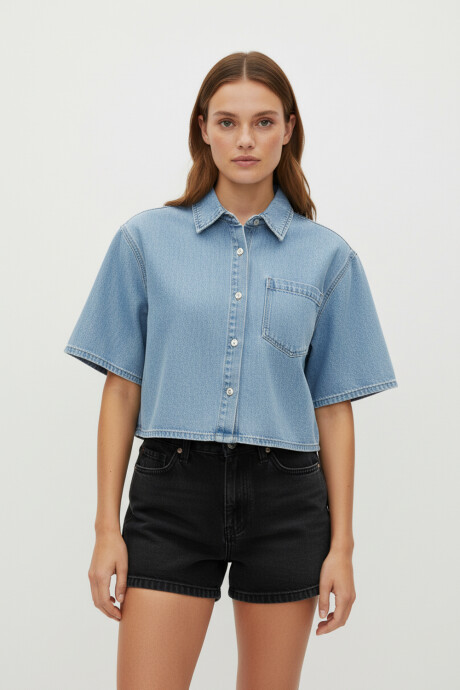 Camisa Zerra Celeste