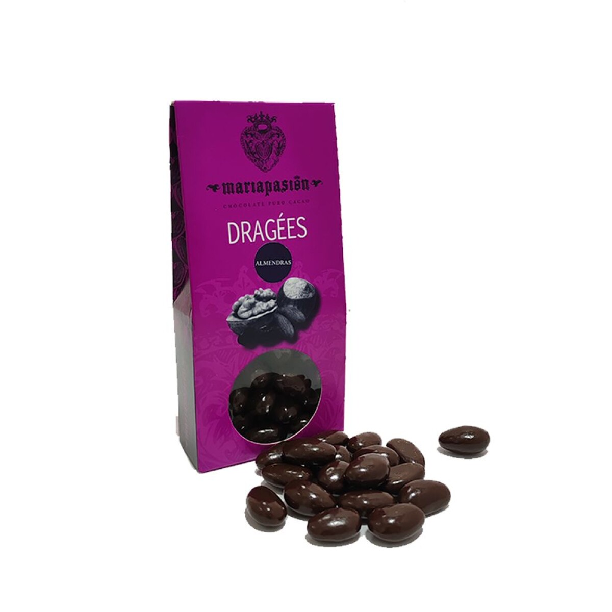 Drageés - Chocolate Amargo 58% - Puro Cacao 