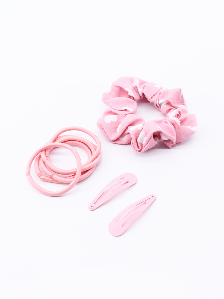 COLEROS Y SAPITOS PACK X 8 ROSA CLARO