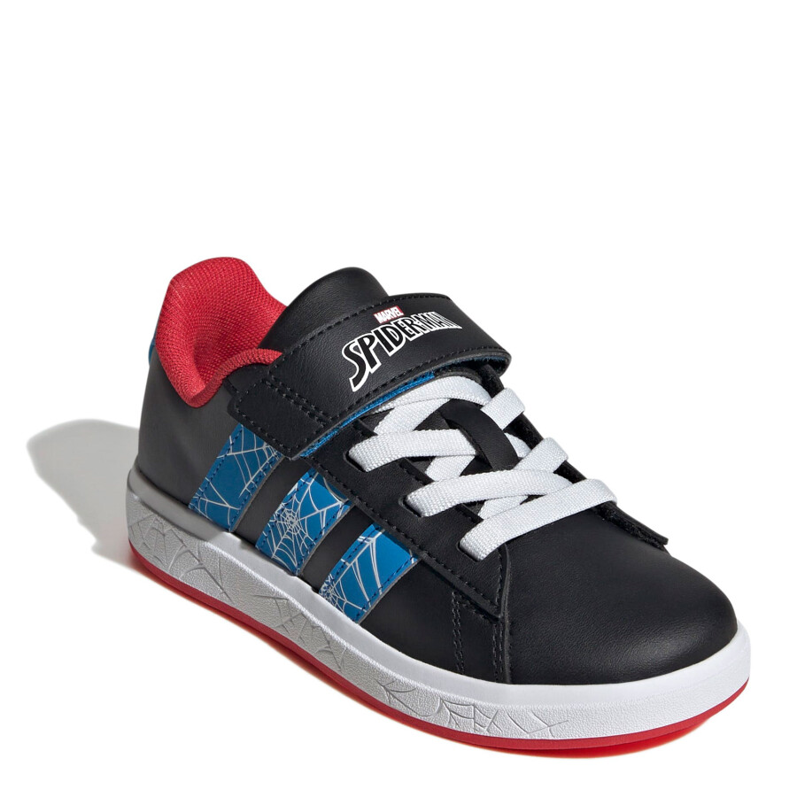 Championes de Niños Adidas Grand Court Marvel Spider Man Negro - Azul