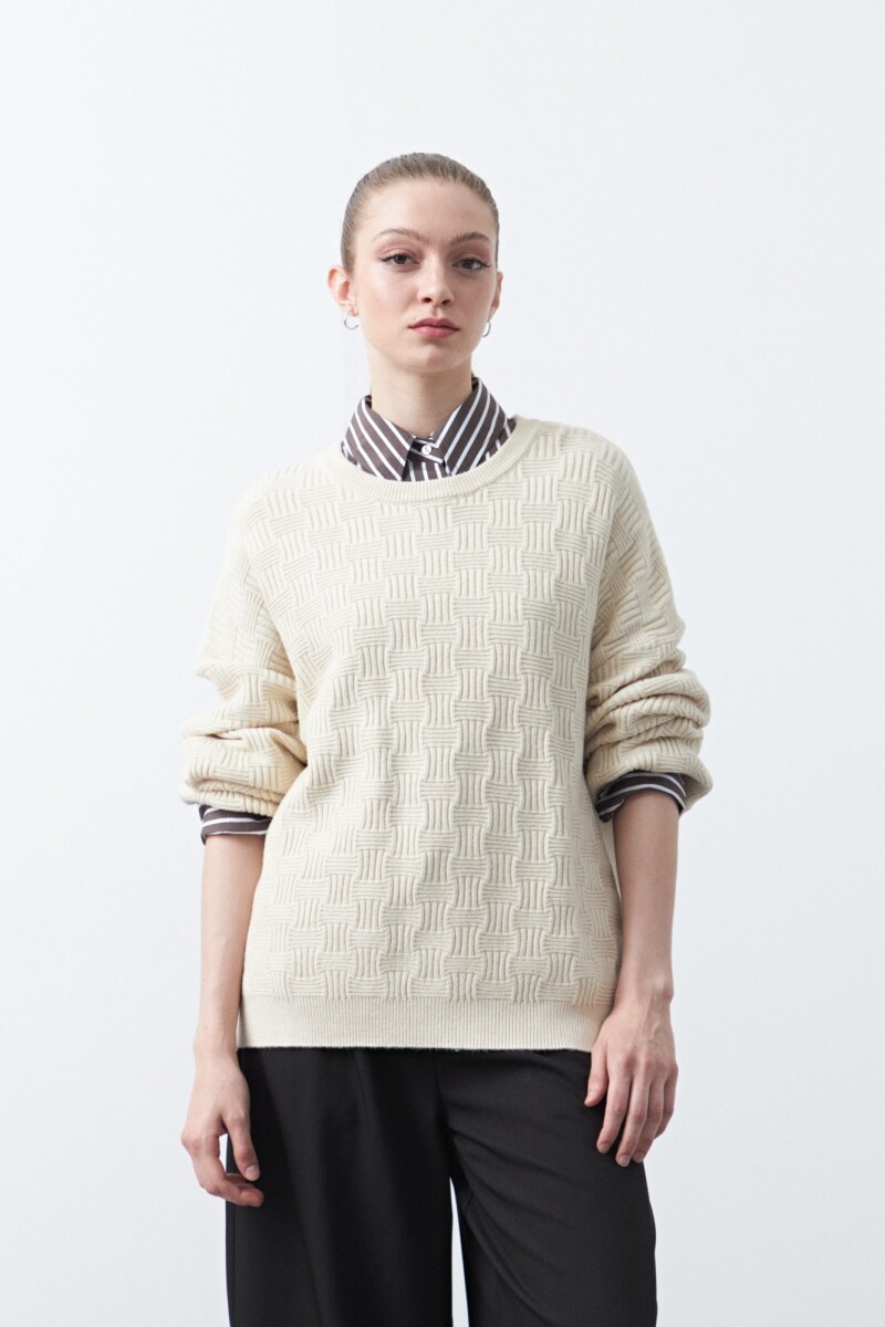 SWEATER CHESS Crudo