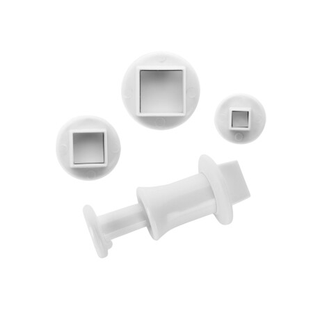 Cortantes con expulsador, 3 unidades. Ibili Cortantes con expulsador, 3 unidades. Ibili