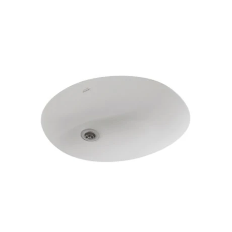 Bacha Circular De Loza Blanca Para Empotrar 47X37X21 000